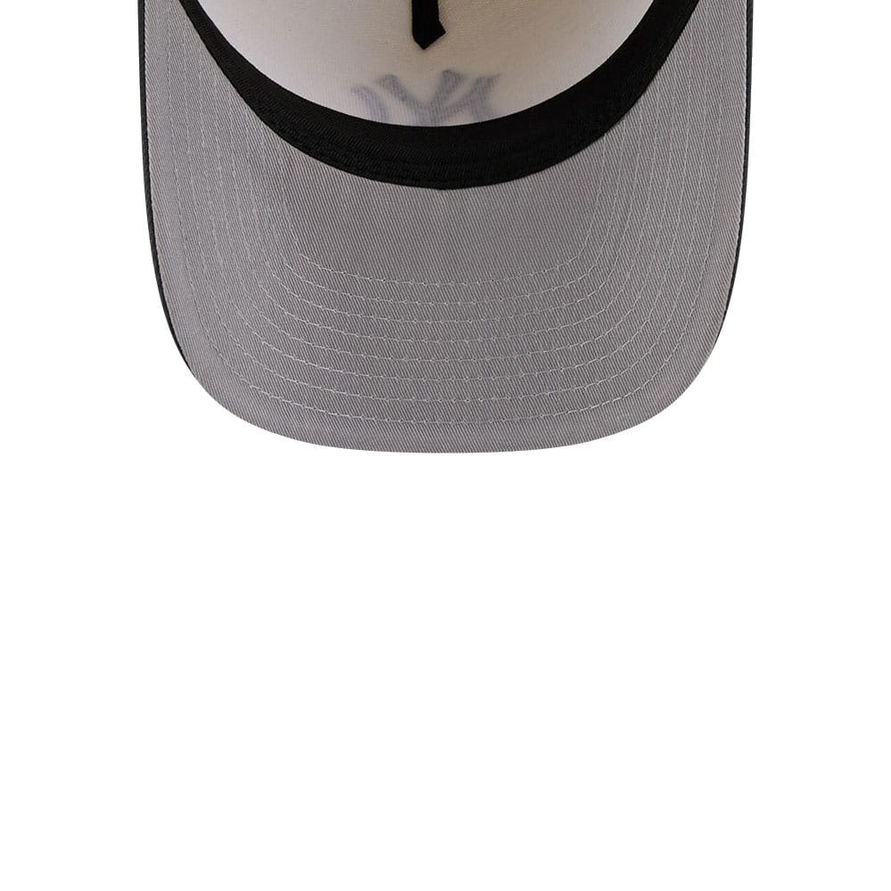 New Era 9FIFTY 3 Times A-Frame Pre-Curved Snapback New York Yankees - Chrome / Steel - Image 7