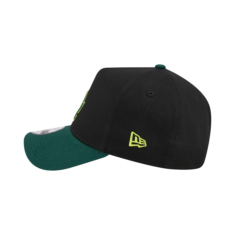 New Era 9FORTY A-Frame 2 Tone Los Angeles Dodgers - Black / Field Green - Image 4