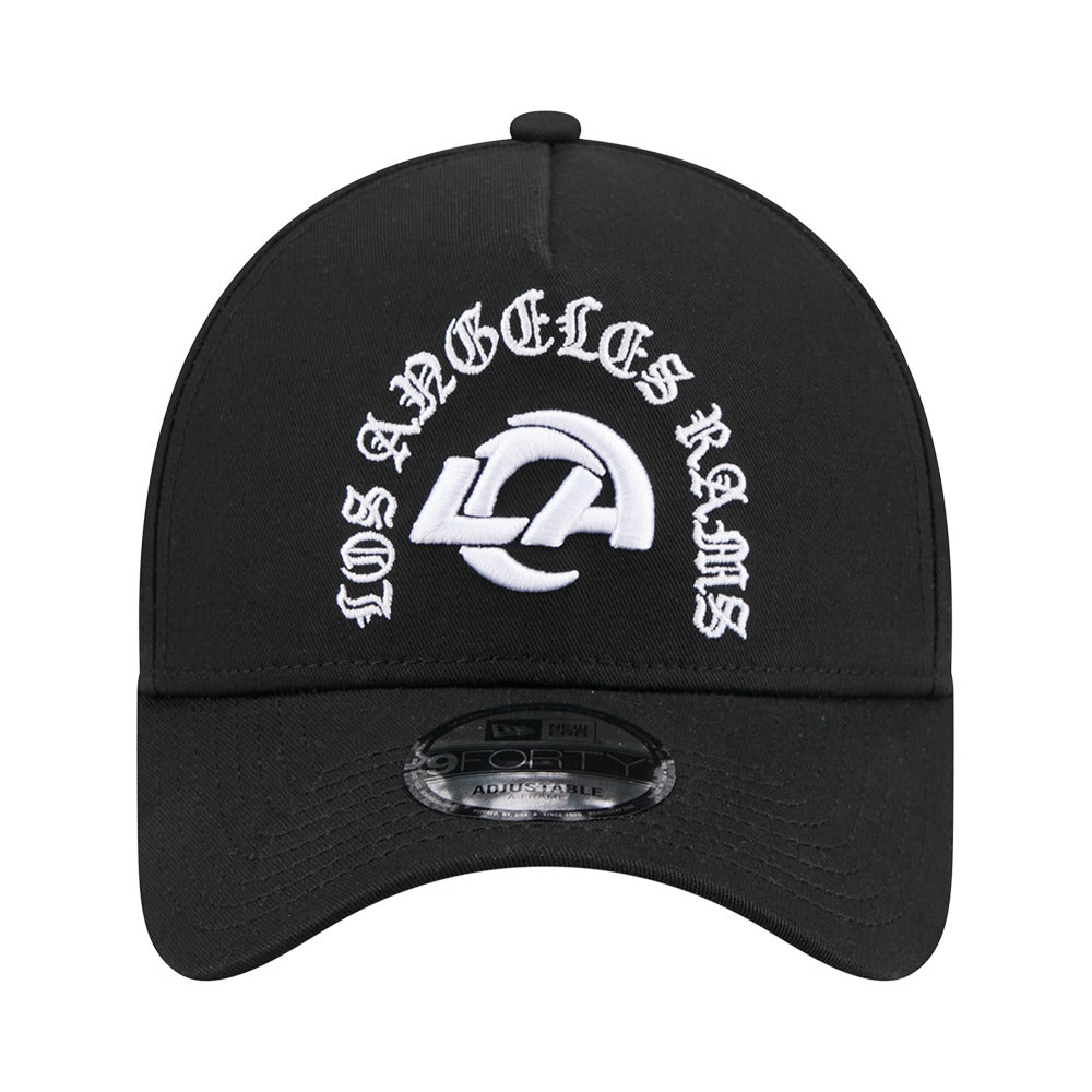 New Era 9FORTY A-Frame Gothic Los Angeles Rams - Black
