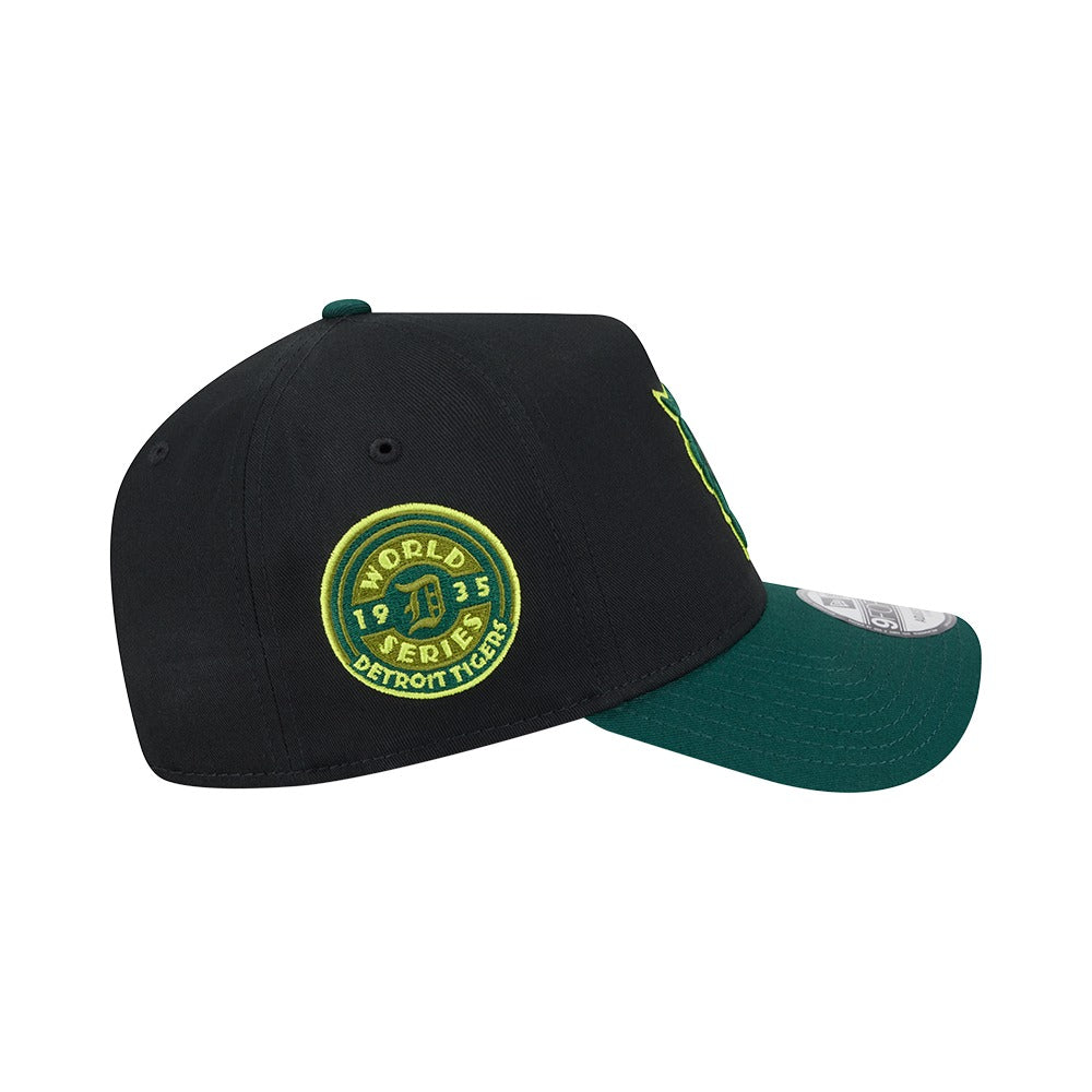 New Era 9FORTY A-Frame 2 Tone Detroit Tigers - Black / Field Green - Image 5