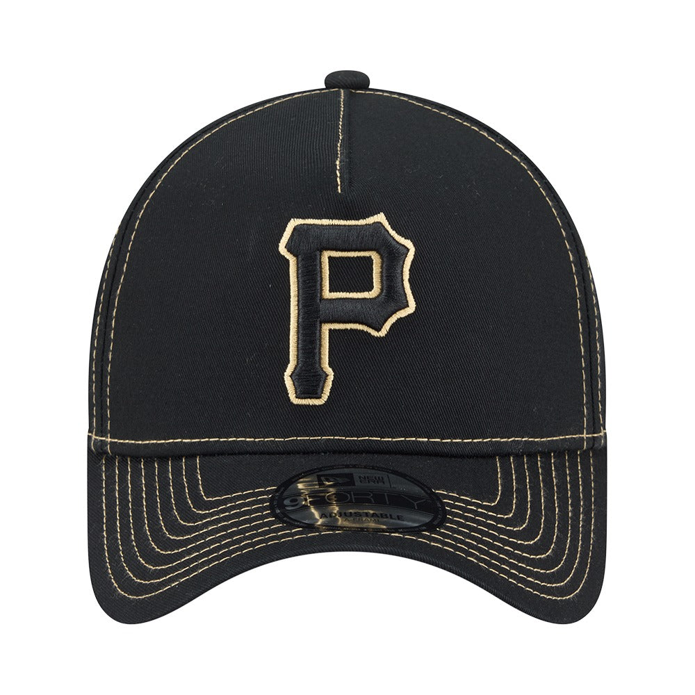 New Era 9FORTY A-Frame Contrast Stitch Pittsburgh Pirates - Black