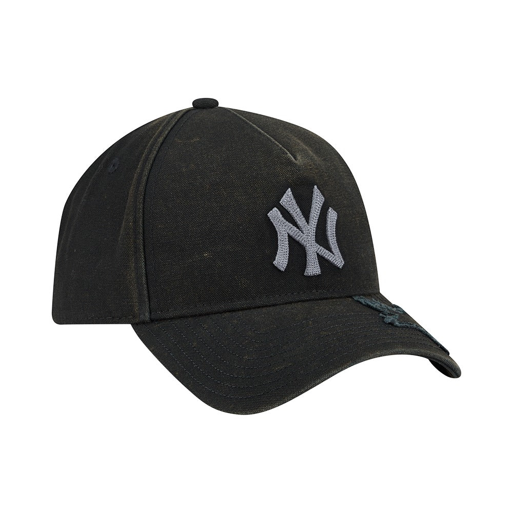 New Era 9FORTY A-Frame Star Visor New York Yankees - Washed Black - Image 3