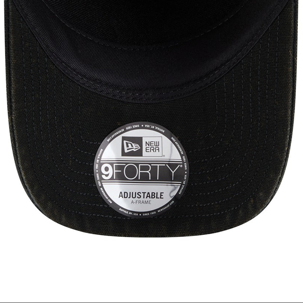 New Era 9FORTY A-Frame Star Visor New York Yankees - Washed Black - Image 7