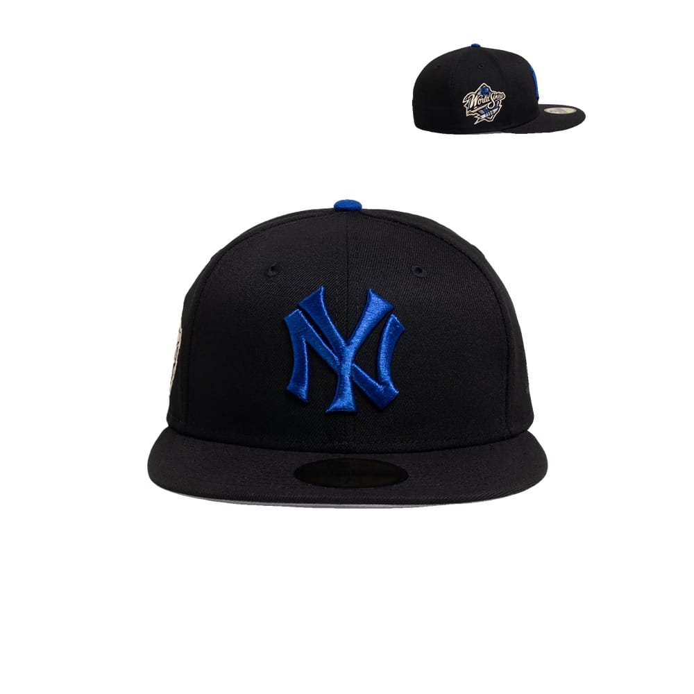 New Era 59FIFTY Black Metallic Fitted Cap New York Yankees - Black / Blue