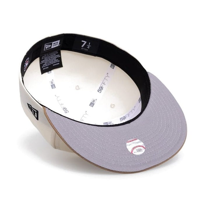 New Era 59FIFTY Chrome Fitted Cap Los Angeles Dodgers - Chrome White / Black