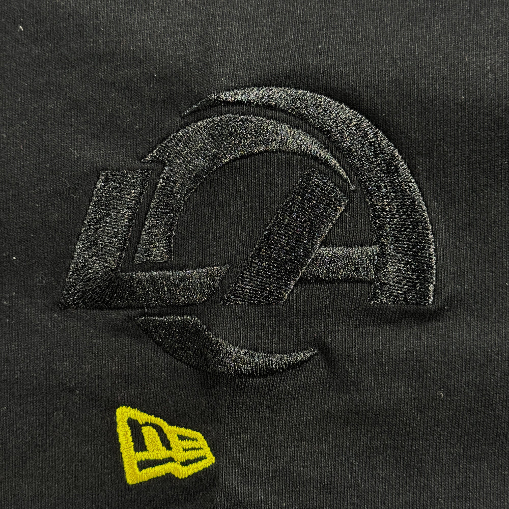 New Era Gothic Los Angeles Rams Tee - Black