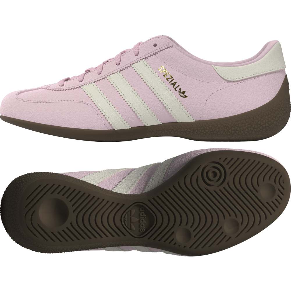 adidas Womens Handball Spezial Lo Pro - Clear Pink/ Cloud White / Gold Metallic