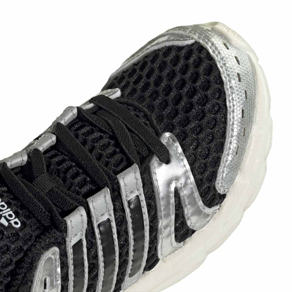 Adidas Childrens Adistar Control 5 - Core Black / Silver Metallic / Green - Image 19