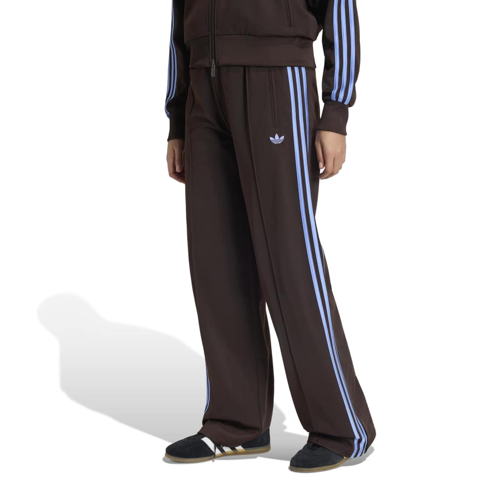 Adidas Women's Firebird Loose Track Pants - Aurora Coffee / Blue Fusion - Image 2
