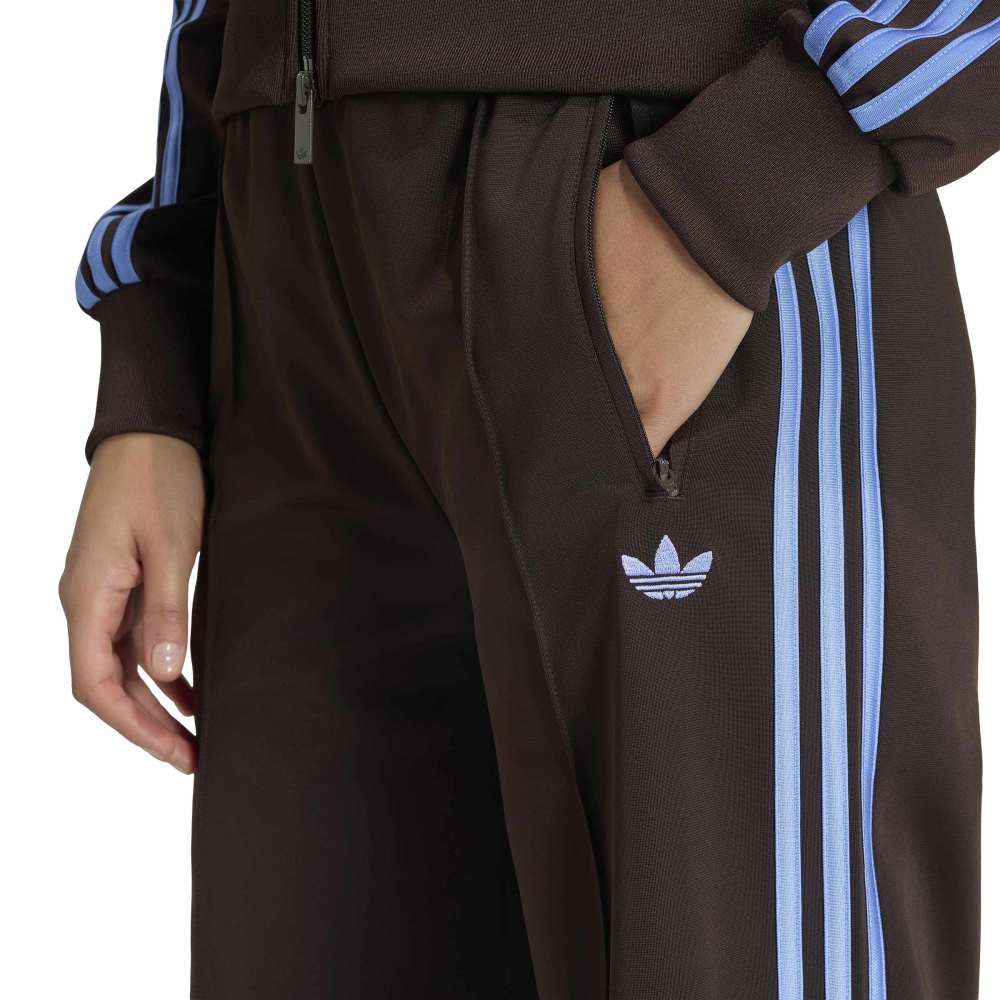 Adidas Women's Firebird Loose Track Pants - Aurora Coffee / Blue Fusion - Image 5