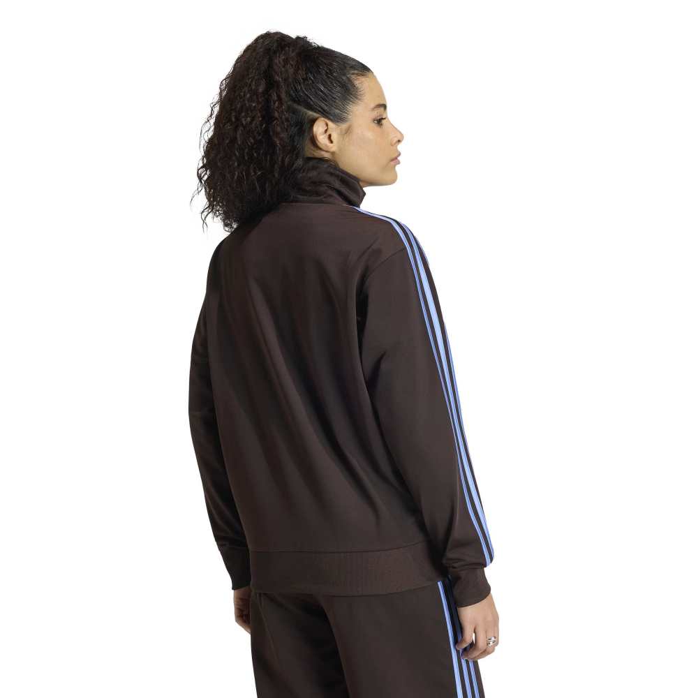 Adidas Women's Firebird Loose Track Top - Aurora Coffee / Blue Fusion - Image 3