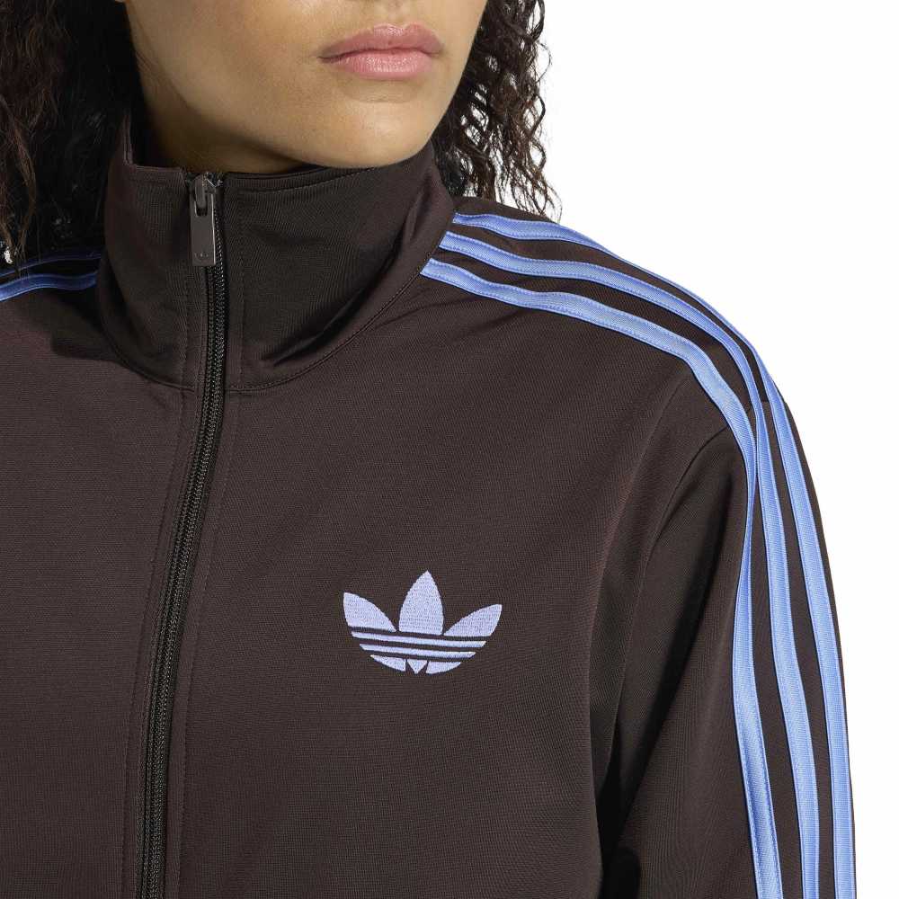 Adidas Women's Firebird Loose Track Top - Aurora Coffee / Blue Fusion - Image 5
