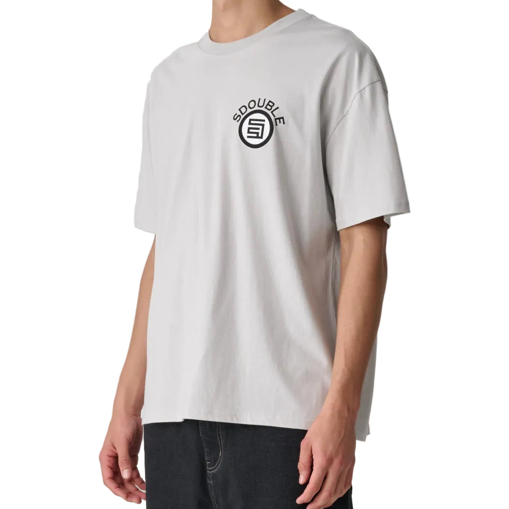 S / DOUBLE Arch Dot SS Tee - Light Blue