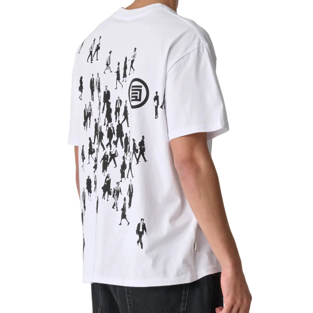 S / DOUBLE Crowd SS Tee - White