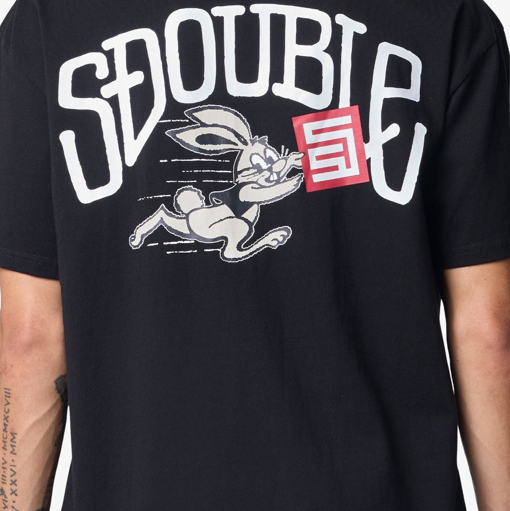 S / DOUBLE Rabbit SS Tee - Black