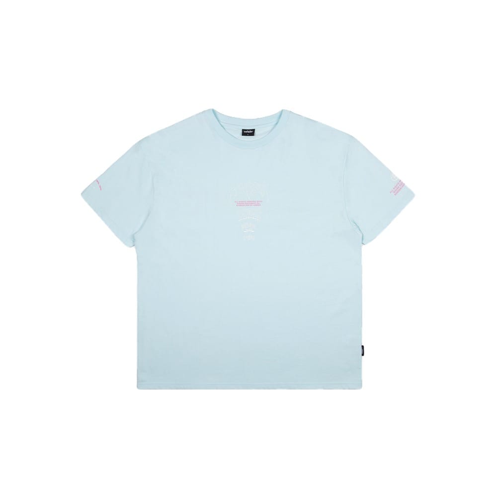 WNDRR Overpower Box Fit Tee - Baby Blue