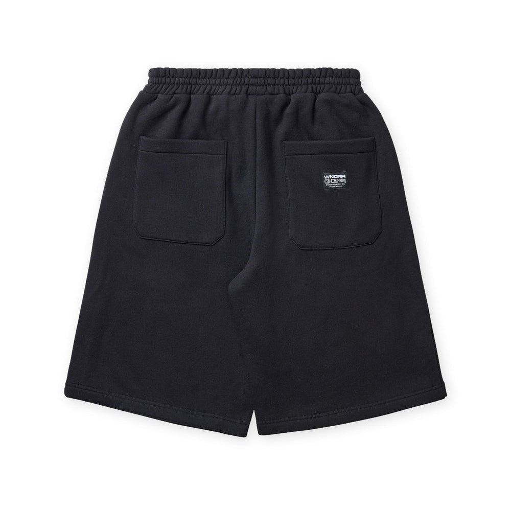 WNDRR Halo Baggy Trackshort - Black