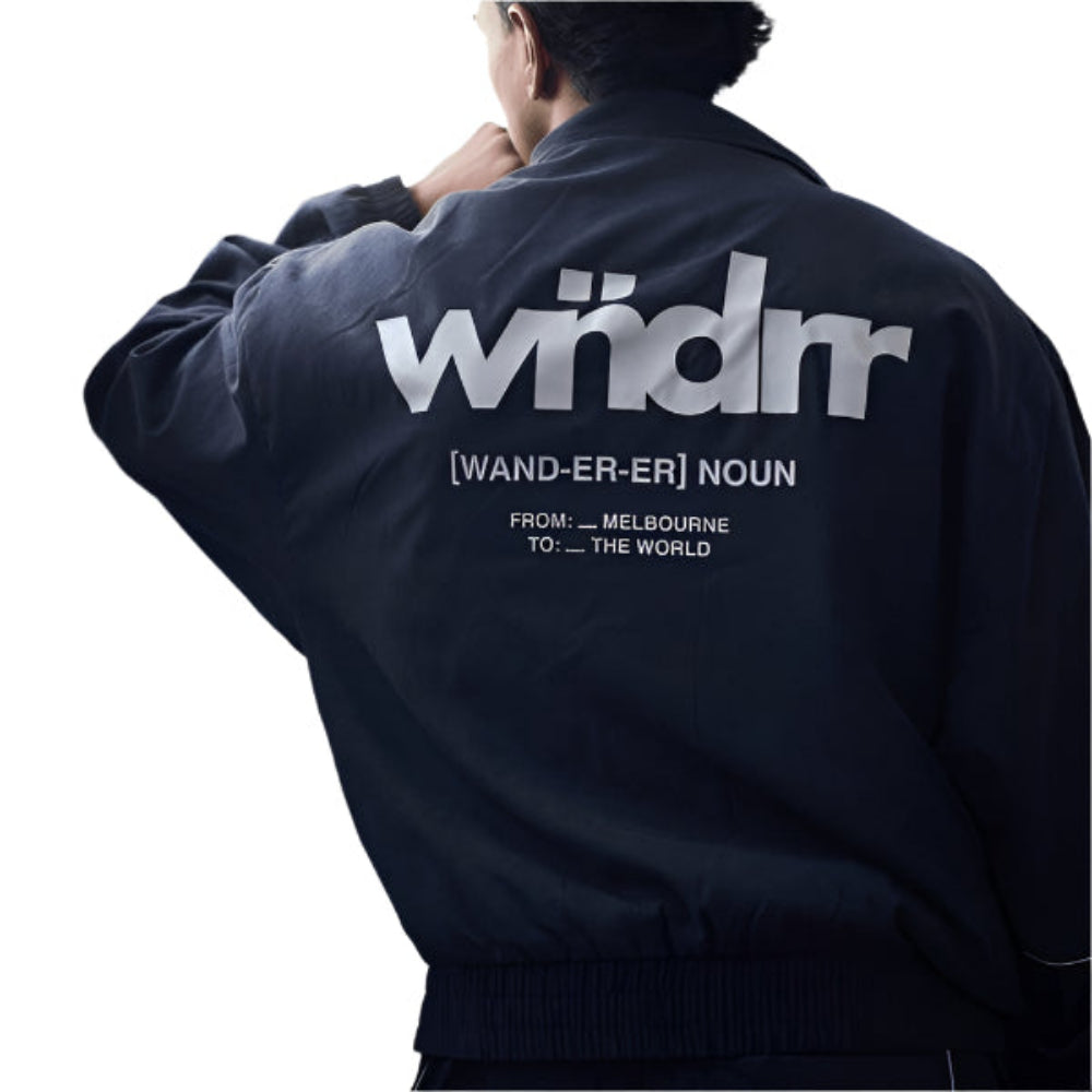 WNDRR The World Sport Jacket - Black - On Body Back