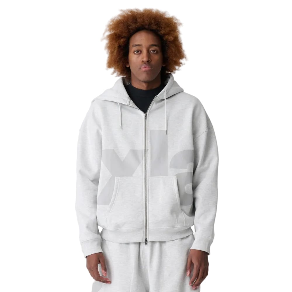 XLarge Eli Gorilla Fit Zip Thru Hood - Snow Marle - Image 2