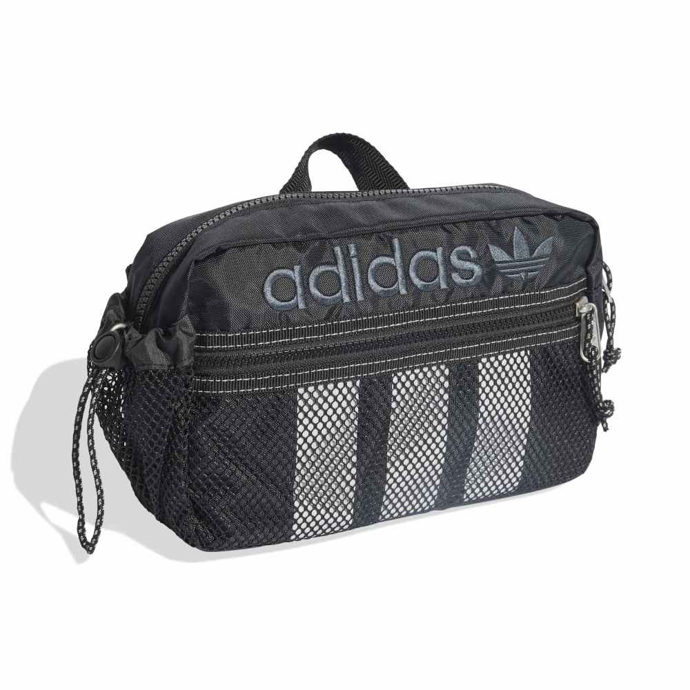 adidas Mesh Waist Bag - Black