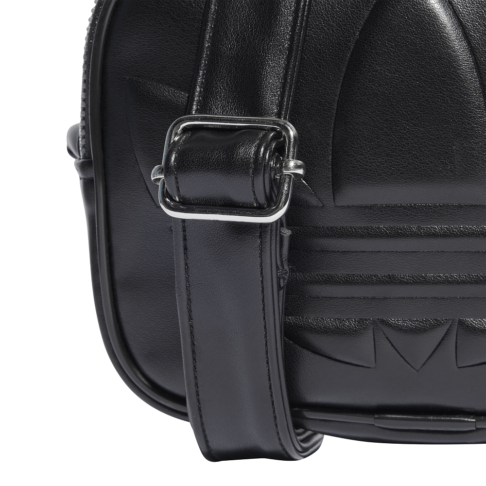 adidas PU Embossed Trefoil Mini Airliner - Black