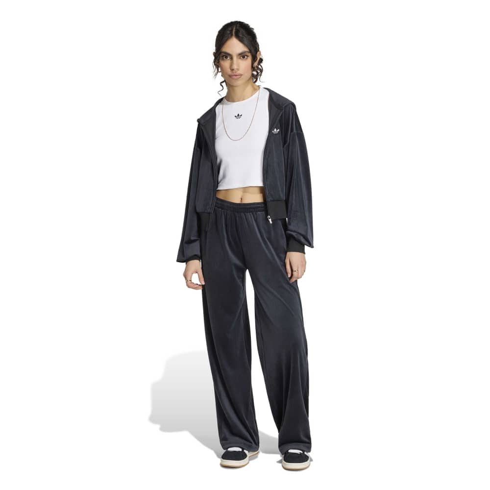 Adidas Essentials Velour Pant - Black