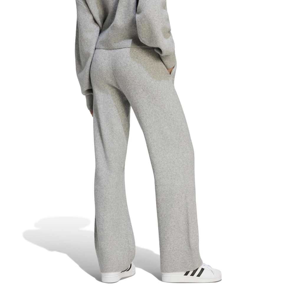 Adidas Women's Essentials Knit Pant - Medium Grey Heather