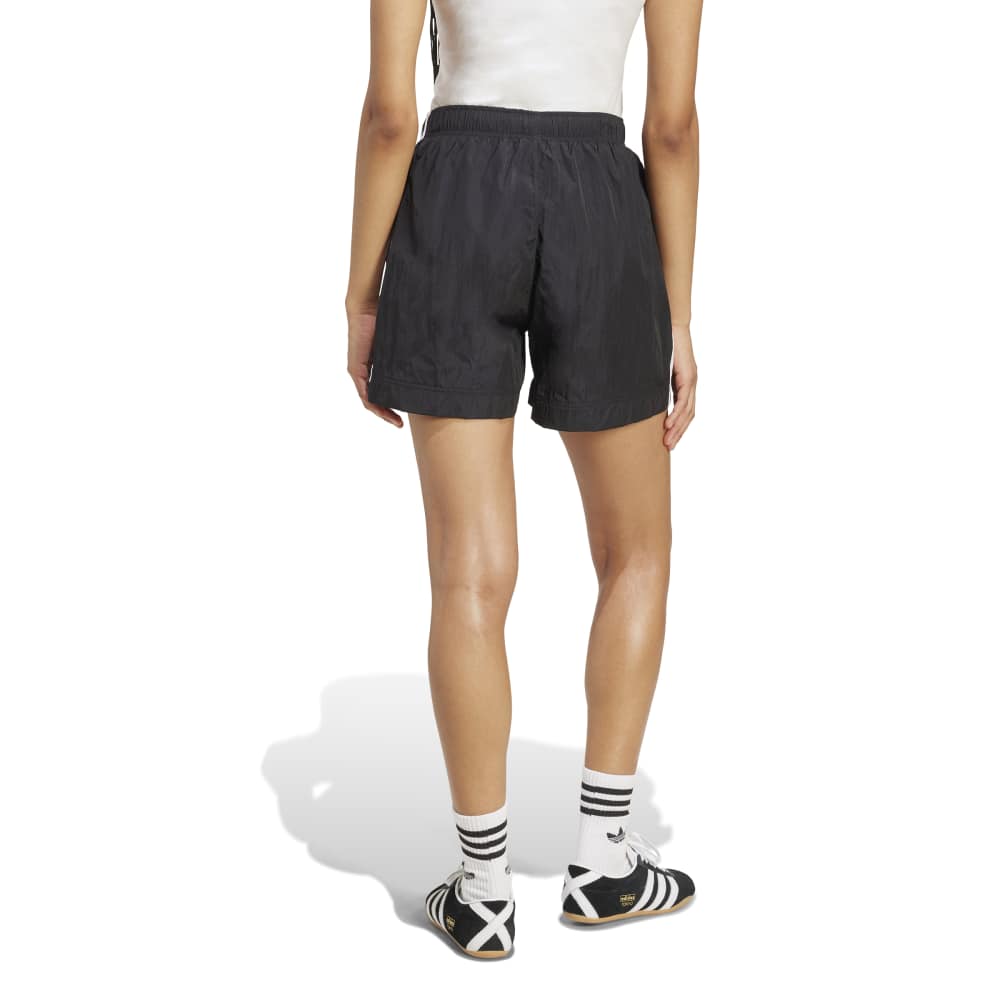 adidas Womens Adicolor 3-Stripes Woven Short - Black / White