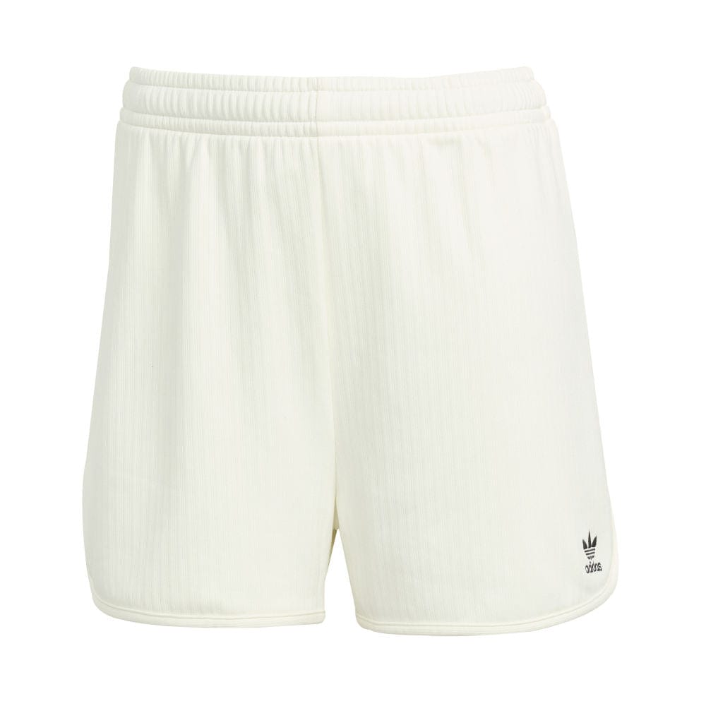 adidas Womens Essentials Winterized Wide Rib Short - Off White