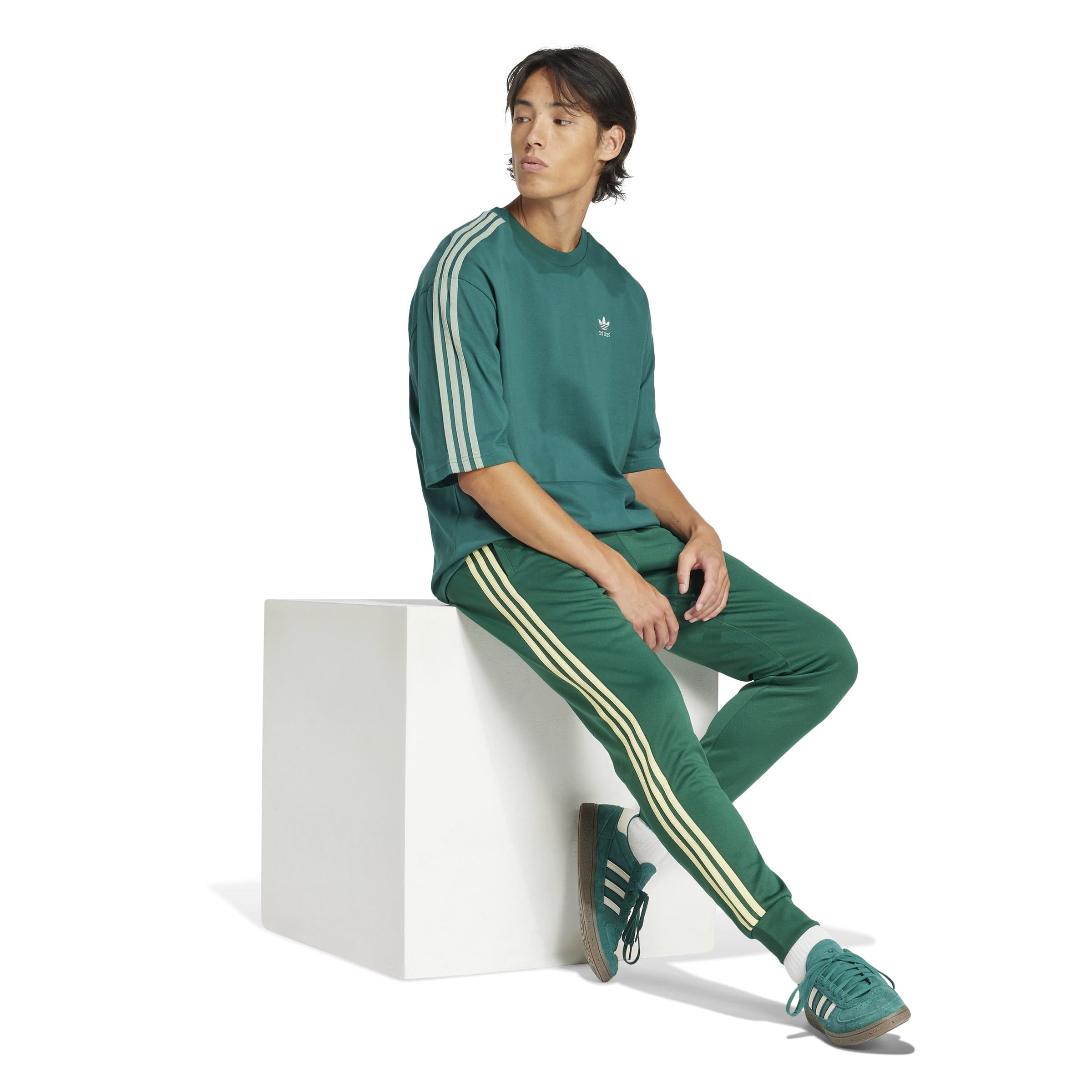 Adidas Adicolor Classics SST Track Pant - Green / Yellow