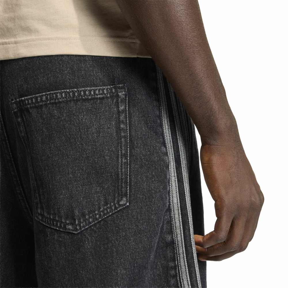 Adidas Firebird Adicolor Denim Shorts - True Black Denim
