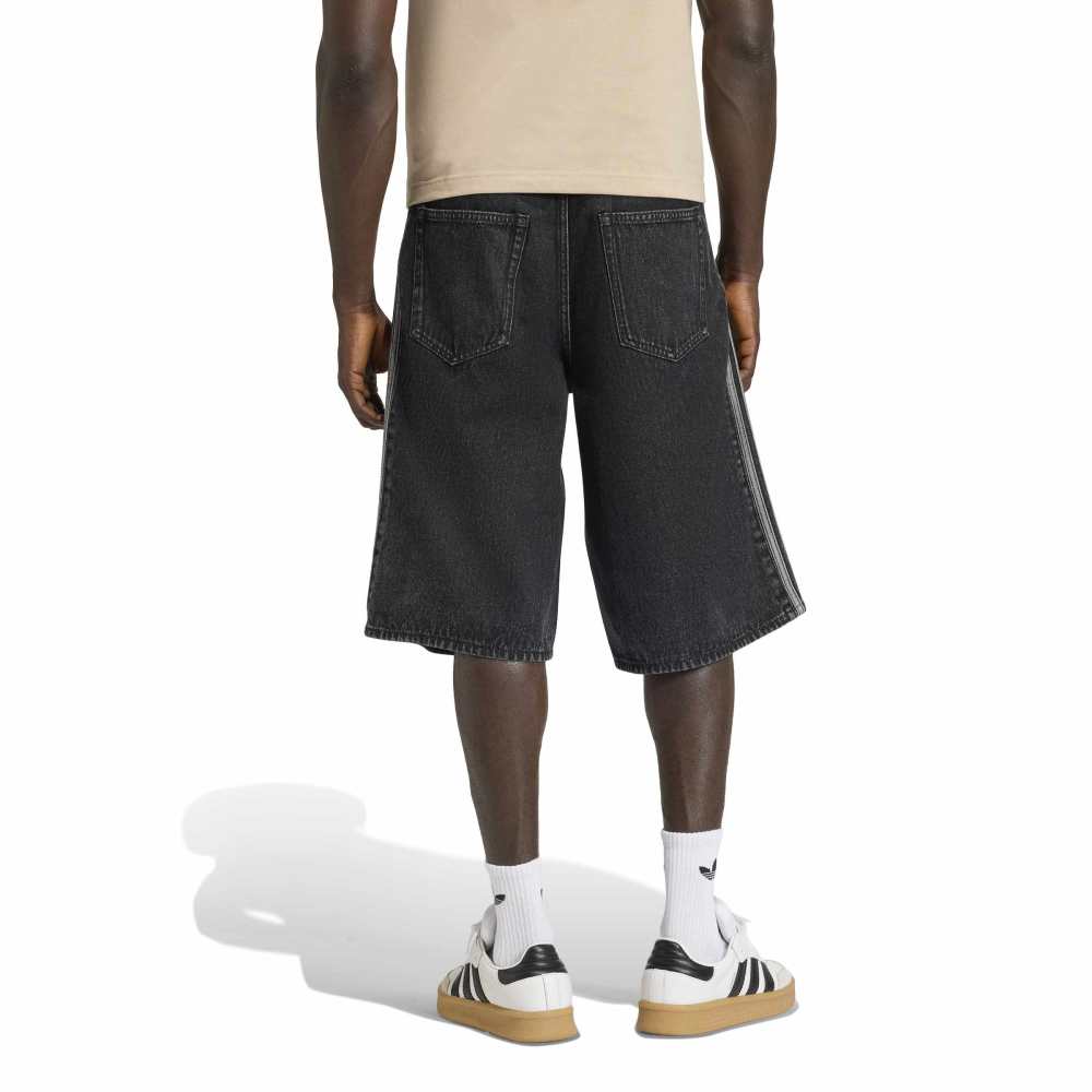 Adidas Firebird Adicolor Denim Shorts - True Black Denim