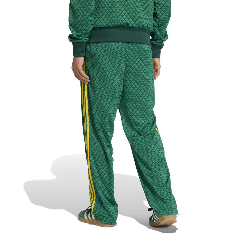 adidas Loose Monogram Firebird Track Pant - Green / Yellow