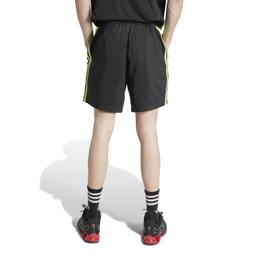 adidas Teamgeist Adicolor Shorts - Black / Signal Green