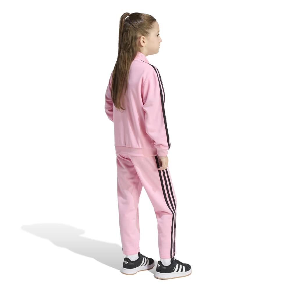 adidas Children's Firebird Tracksuit - Light Pink / Black