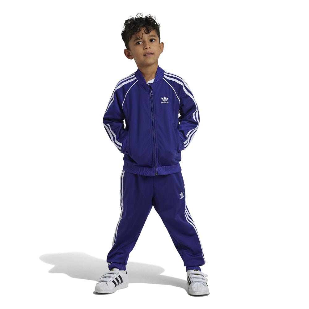 adidas Childrens SST Tracksuit - Purple