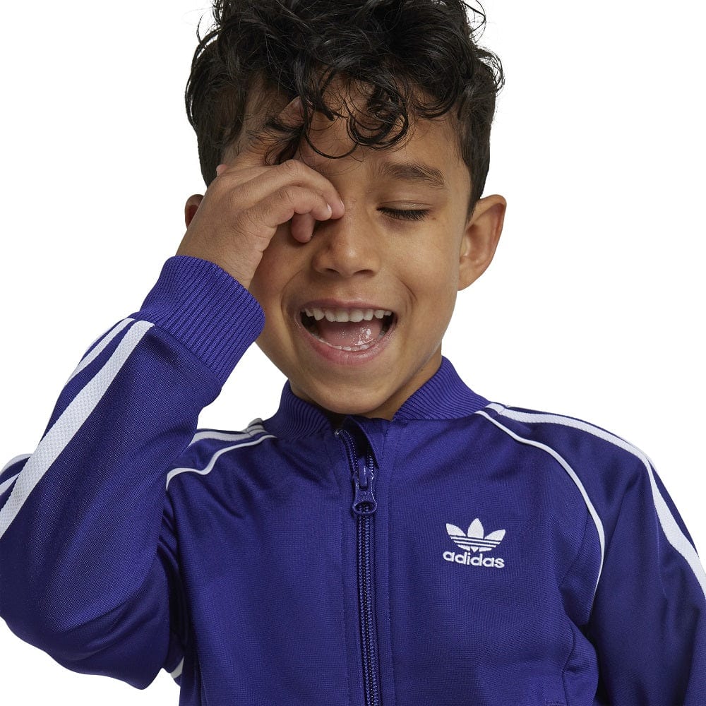 adidas Childrens SST Tracksuit - Purple