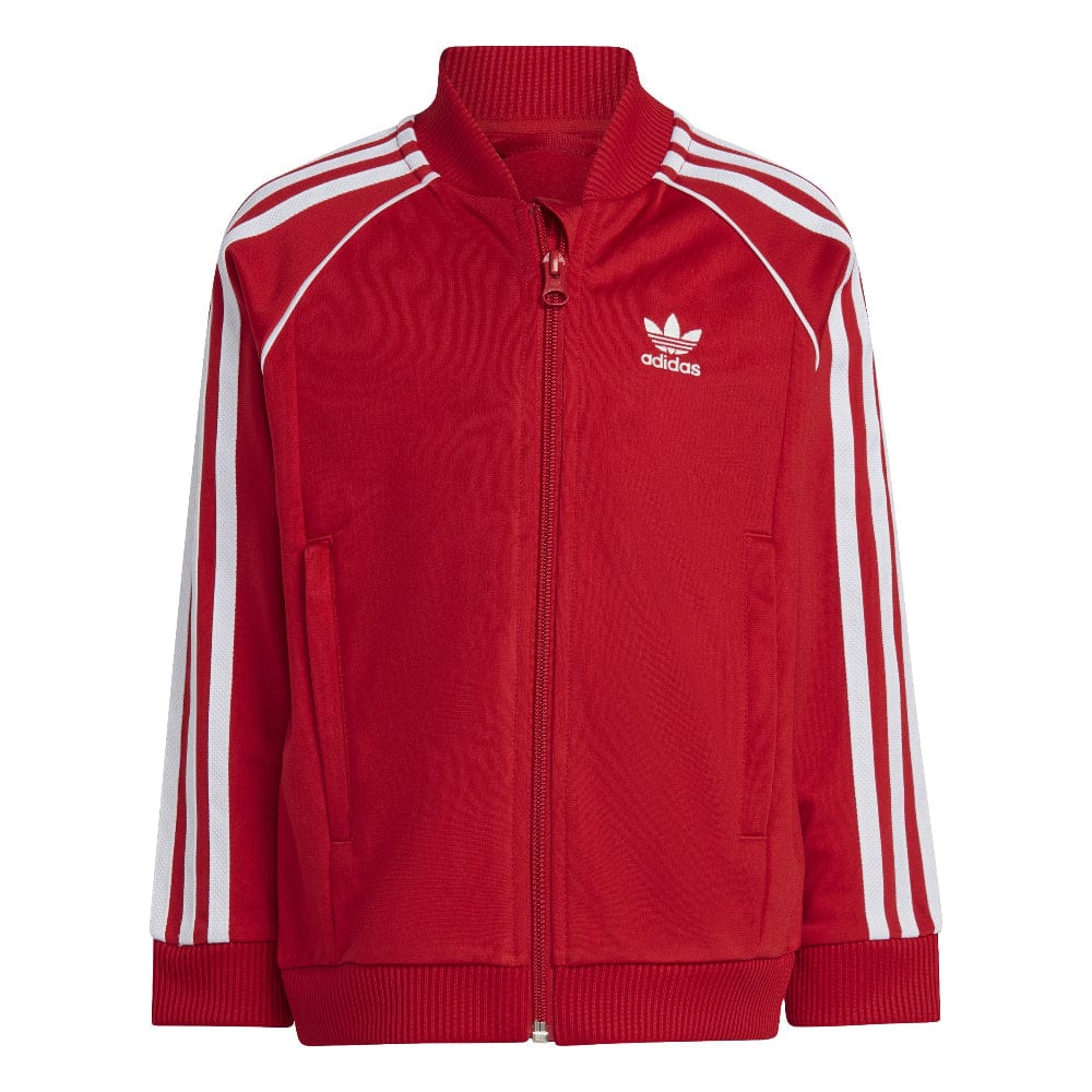 adidas Childrens SST Tracksuit - Red