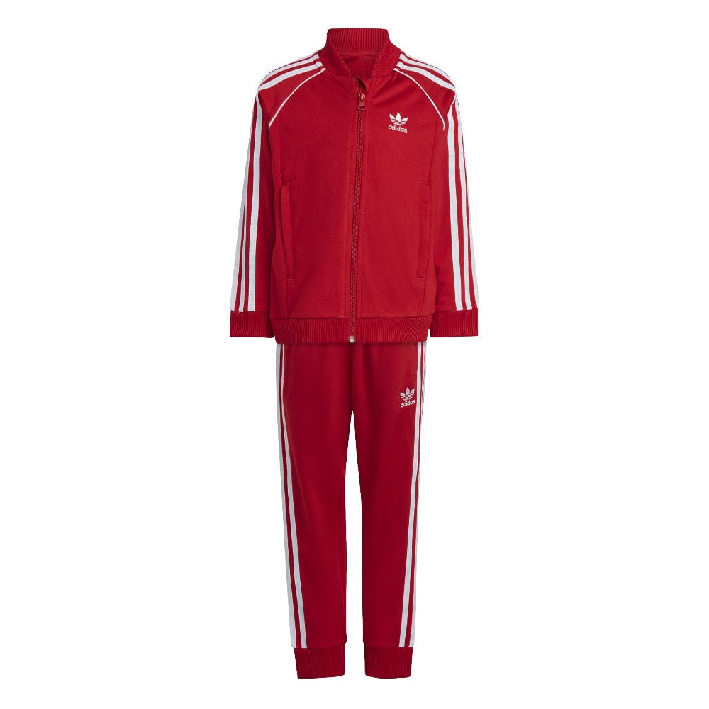 adidas Childrens SST Tracksuit - Red