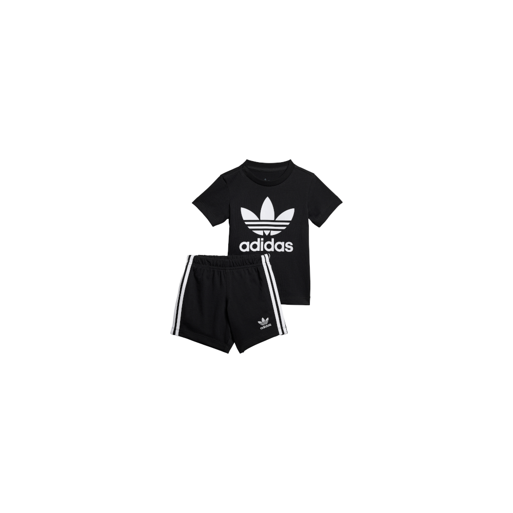 adidas Infants Short Tee Set - Black