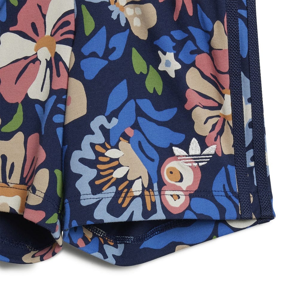 adidas Infants Short Tee Set - Night Indigo / Floral