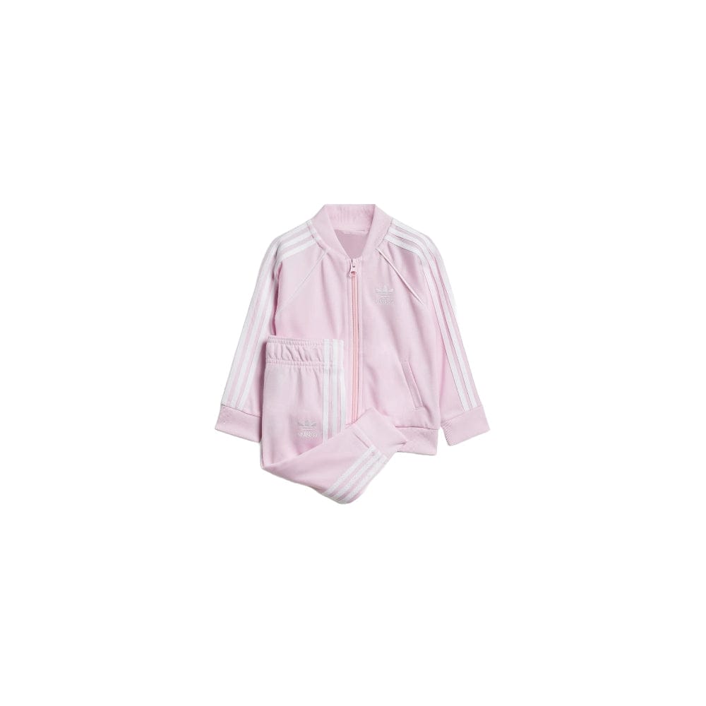 adidas Infants Superstar Tracksuit - Clear Pink