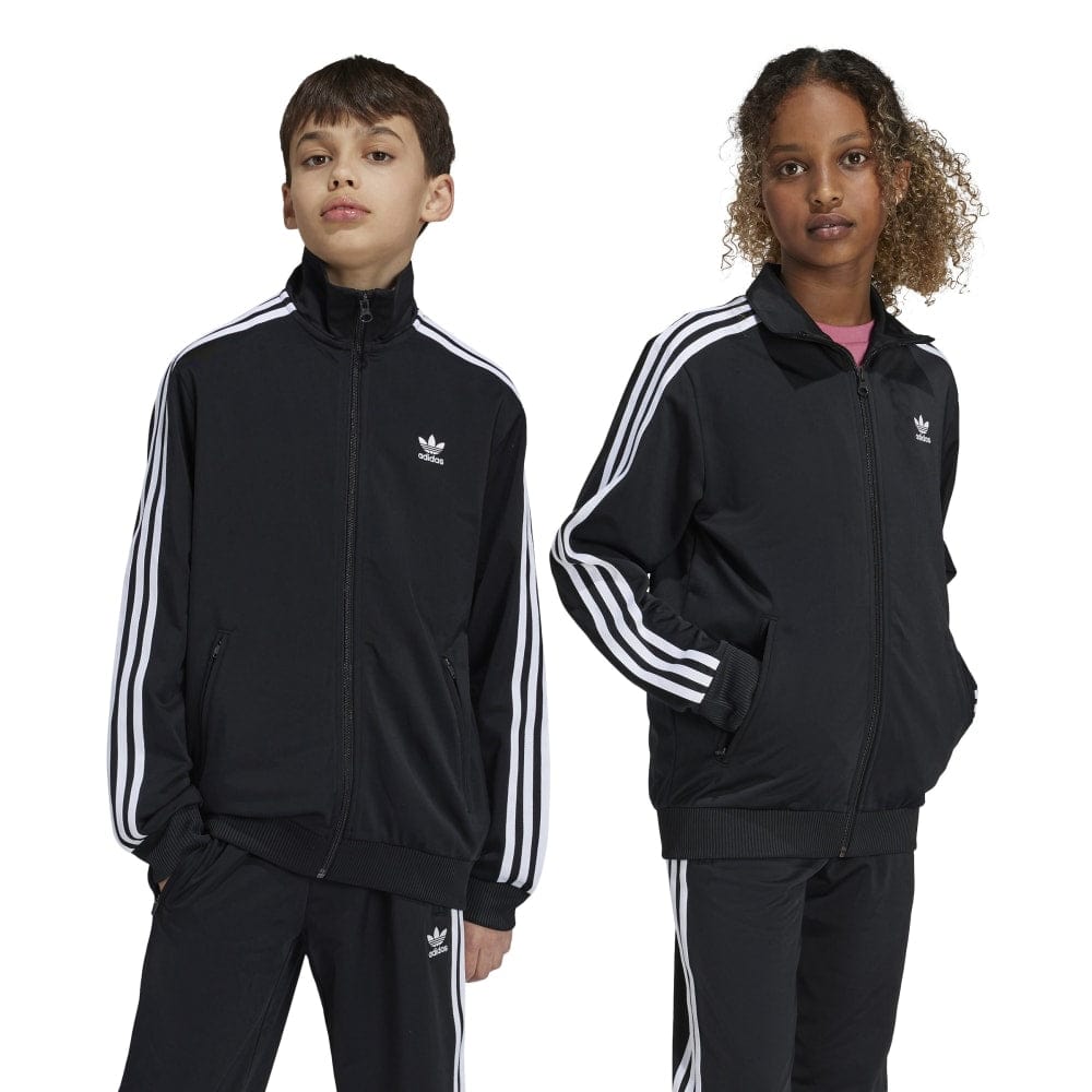 adidas Kids Adicolor Firebird Top - Black / White
