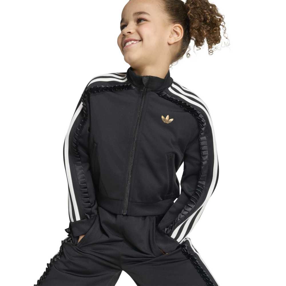 Adidas Kids Firebird Loose Tracksuit - Black
