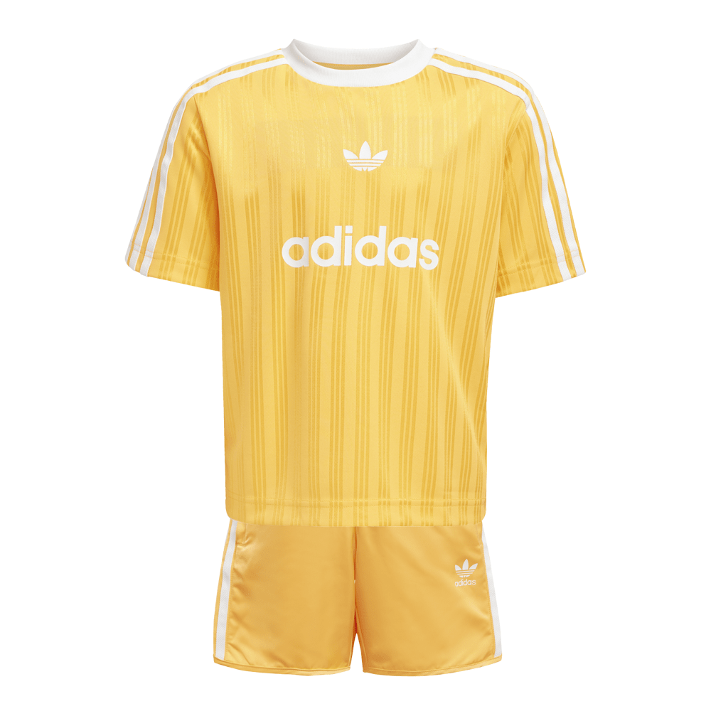 Adidas Kids Football Shorts and Tee Set - Gold