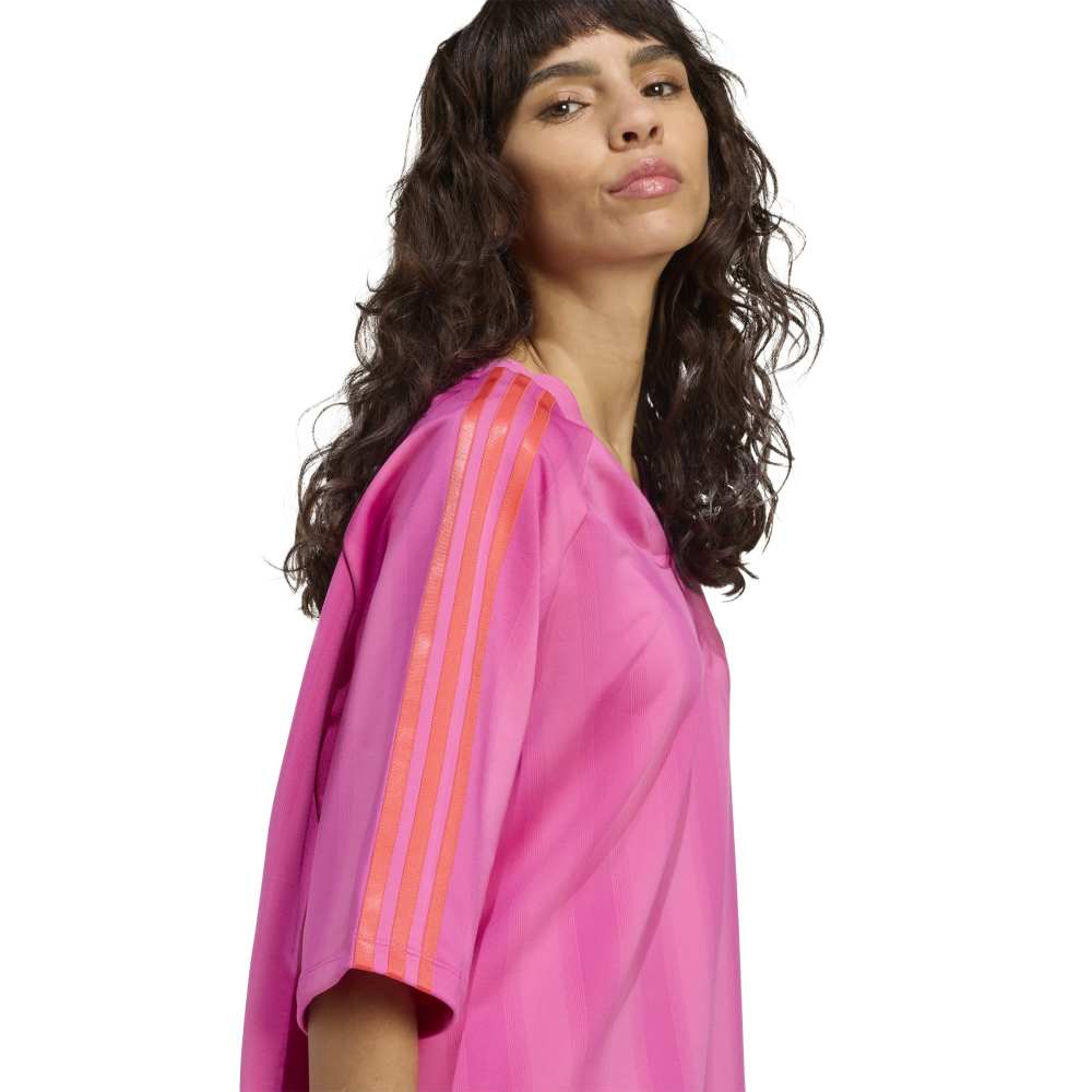 adidas Loose Linear Tee - Semi Lucid Fuchsia