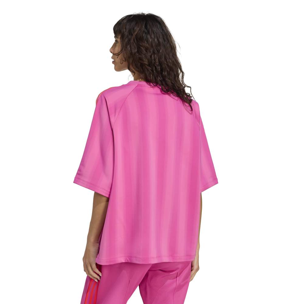 adidas Loose Linear Tee - Semi Lucid Fuchsia