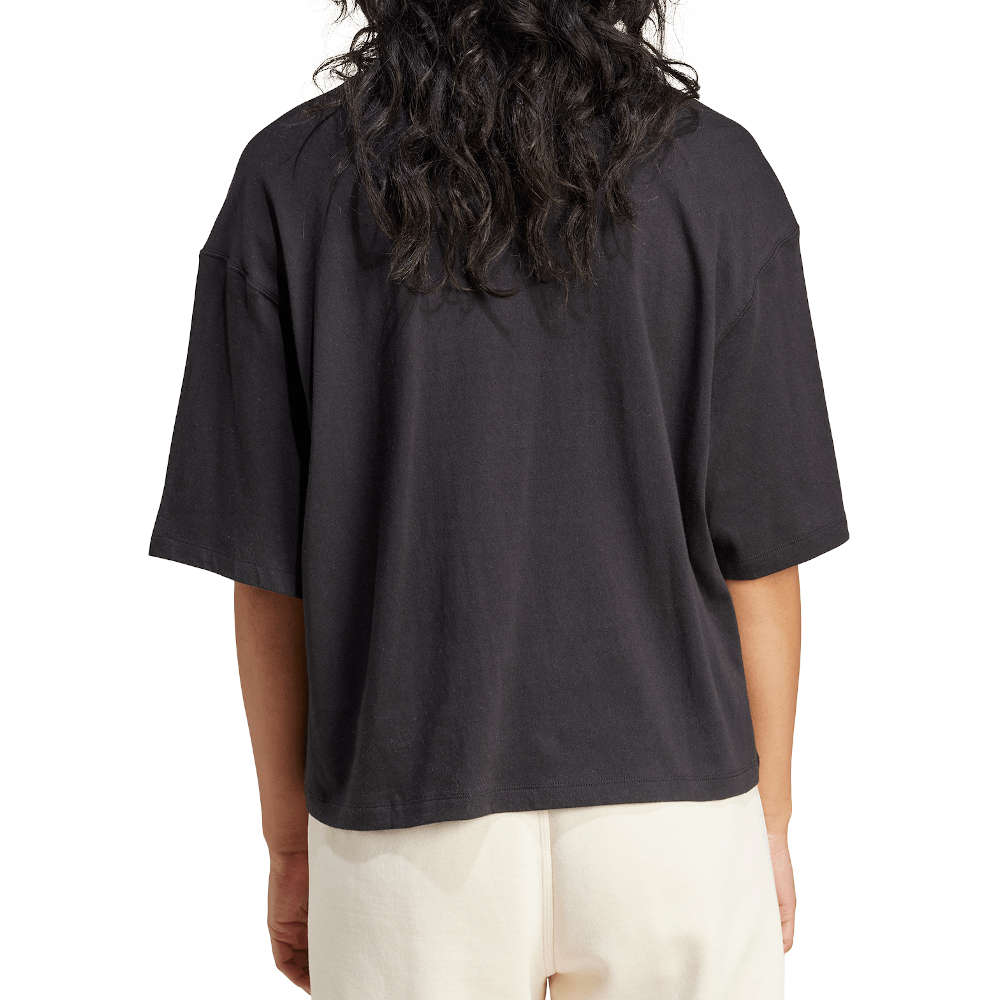 adidas Womens Adibreak Graphic Logo Tee - Black