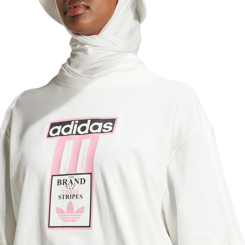 adidas Womens Adibreak Tee - Cloud White