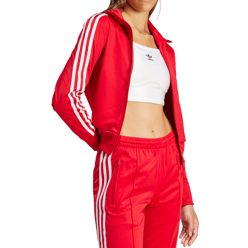 adidas Womens Adicolor Firebird Track Top - Better Scarlet